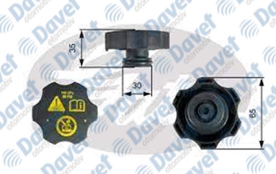 GATES RC249 Kapak Radyator Opel Astra J